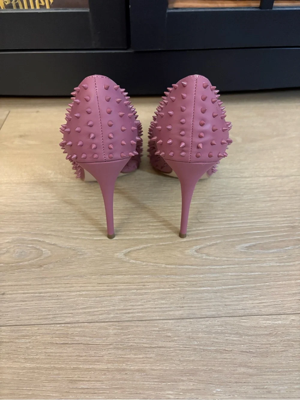 Steve Madden Dusty Rose Studded Pointed-Toe Pumps